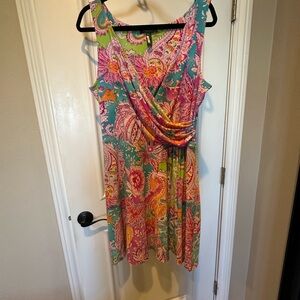 Floral Multicolor Sleeveless dress